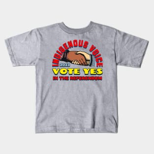 Vote YES to Indigenous Voice to Parliament Australia Kids T-Shirt